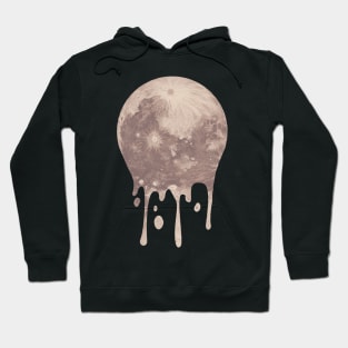 Melting Moon Visual Art Hoodie